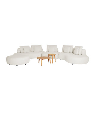 SUNS Showroommodel Blocchi loungeset- White Grey Bouclé