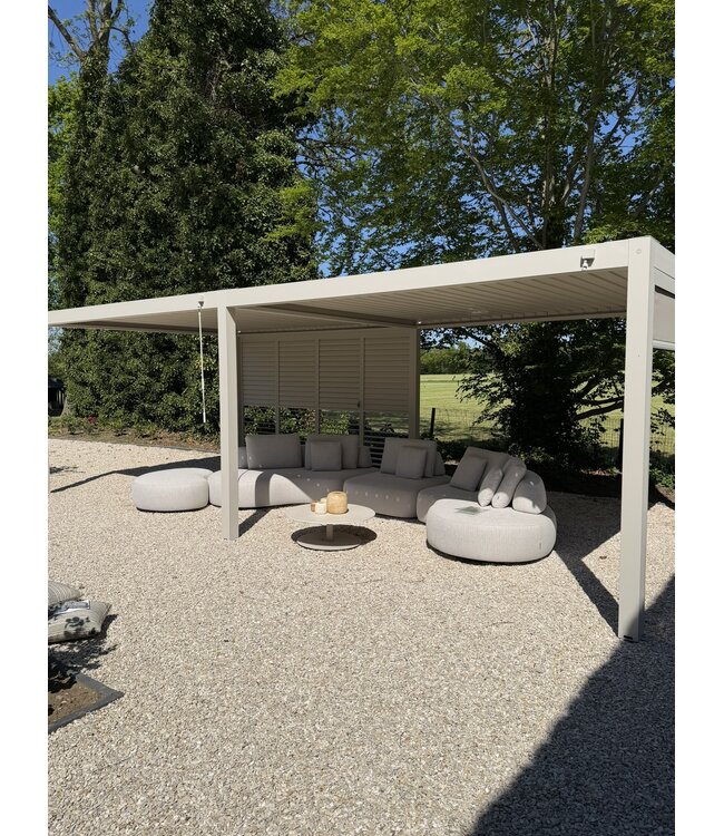 Showroommodel Blocchi loungeset- White Grey Bouclé