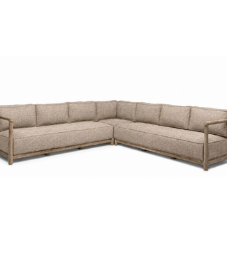Gommaire Organic Living Showroommodel Sofa L Shape Mieke + kussens BLU02