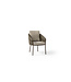 Showroommodellen Nappa Dining Chair 4x - Bronze / Clouded rope / Pebble desert bouclé