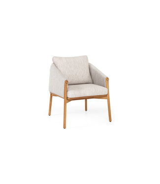 SUNS Showroommodellen Bellano Dining Chair 6x - Teak / Natural gravel