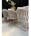 Showroommodellen Senese dining chair 6x - Misty Rope | Seashell Boucle