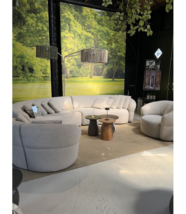 Showroommodel Venosa sofaset - Pebble Desert Bouclé