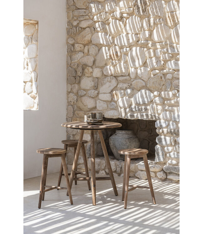 Gommaire Round bar table Faye