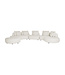 Showroommodel Blocchi loungeset- White Grey Bouclé met covers