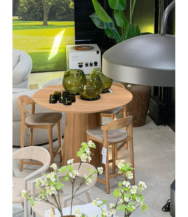 Showmodel | SUNS Barset bartafel Sorolo + 3x barkruk Pemba