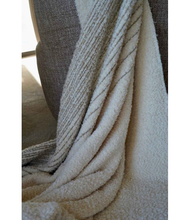 Omar Antwerp | Nora plaid | Sand - 140x200