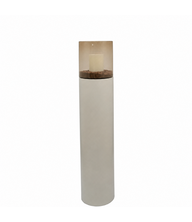 Initials by Haans | Stand Solid Metal Ivory Large
