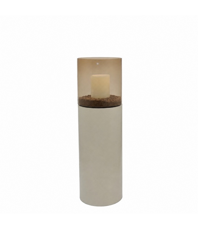 Initials by Haans | Stand Solid Metal Ivory Small
