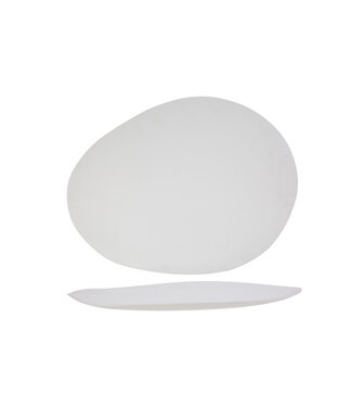 Palissandro Bord White-Ovaal 31,5x24,8xH2cm