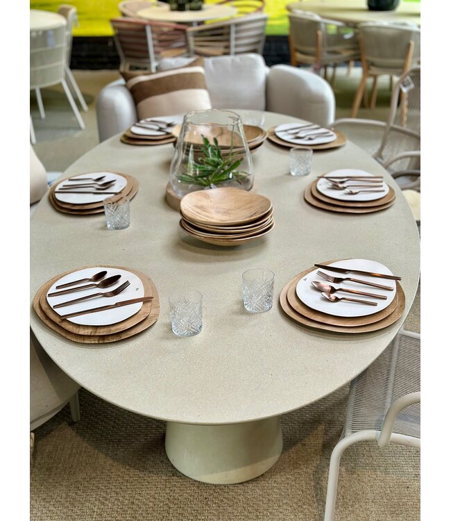 Palissandro Ovaal Bord Houtlook 42x33 cm