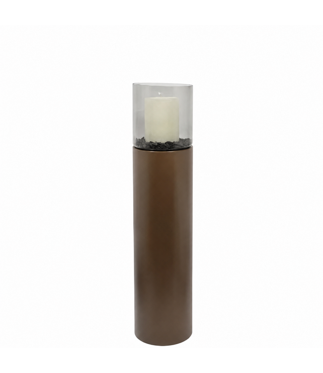 Initials by Haans | Stand Solid Metallic Brown | Large
