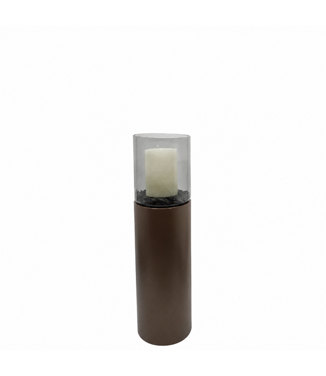 Initials by Haans | Stand Solid Metallic Brown Small
