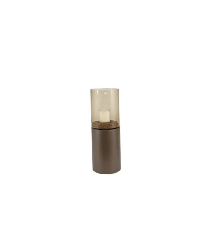 Initials by Haans | Stand Solid Metal Metallic Brown Round