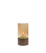 Initials by Haans | Stand Solid Metal Metallic Brown Round
