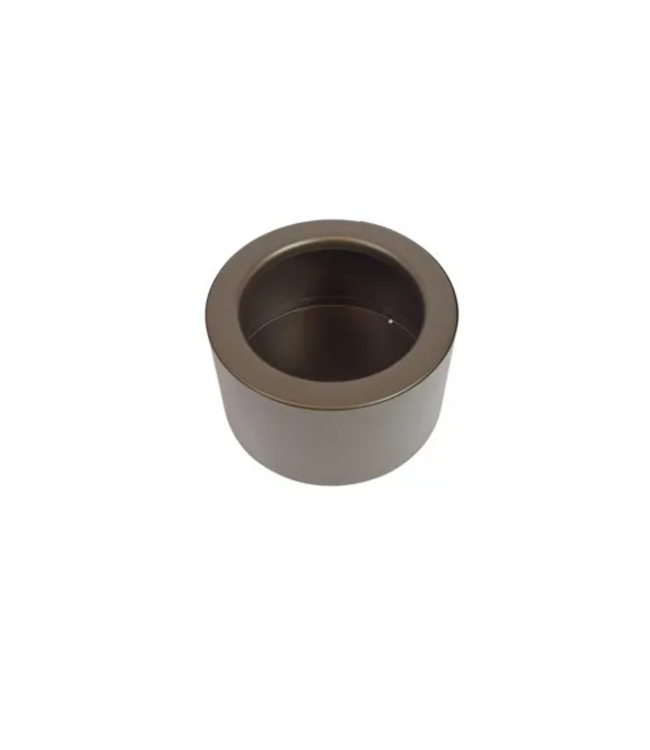 Initials by Haans | Stand Solid Metal Metallic Brown Round