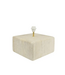 Initials by Haans | Table Lamp Base Herra Travertin Square