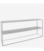 Initials by Haans | Storage Table 2 Metal Ivory 180x40x80 cm