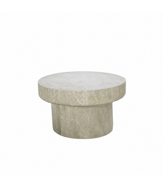 Initials by Haans Lifestyle Coffee Table Petra Travertin Ø70xH40 cm | Initials by Haans