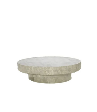 Initials by Haans Lifestyle Coffee Table Petra Travertin Ø90xH26 cm | Initials by Haans