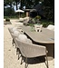 Showroommodellen Nappa Dining Chair 4x - Bronze / Clouded rope / Pebble desert bouclé