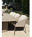 Showroommodellen Avero dining chair 4x - Bronze / Clouded rope / Pebble desert bouclé