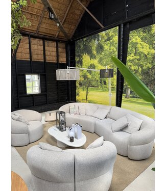SUNS Showroommodel Venosa sofaset - Pebble Desert Bouclé