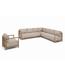 Gommaire Mieke sofa L-Shape + 1-seater | KTEXTOUT BLU02