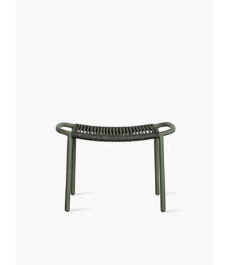 Vincent Sheppard Ribbon Footrest Moss Flat Rope Dark Green