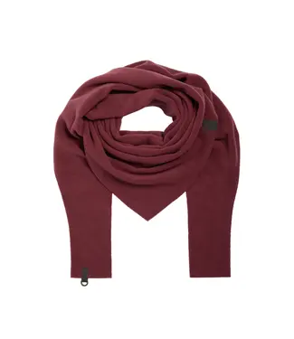 Henriette Steffensen Triangle Fleecesjaal 4051 - Bordeaux | Henriette Steffensen