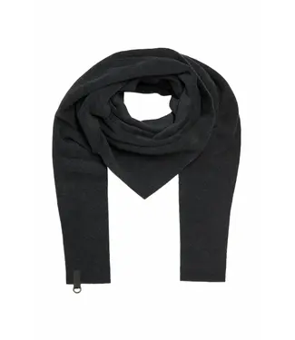 Henriette Steffensen Triangle Fleecesjaal 4051 - Soft black | Henriette Steffensen