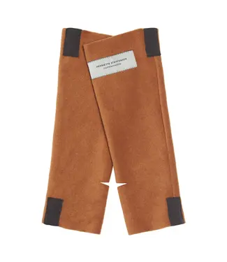 Henriette Steffensen Fleece polswarmers 6022 - Rust | Henriette Steffensen
