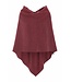 Henriette Steffensen | Fleece Poncho 4026 - Bordeaux