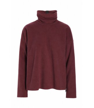 Henriette Steffensen High Neck Fleece Pullover 1360 - Bordeaux | Henriette Steffensen