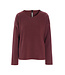Henriette Steffensen | Round Neck Fleece Pullover 1359 - Bordeaux
