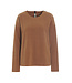 Henriette Steffensen | Round Neck Fleece Pullover 1359 - Rust