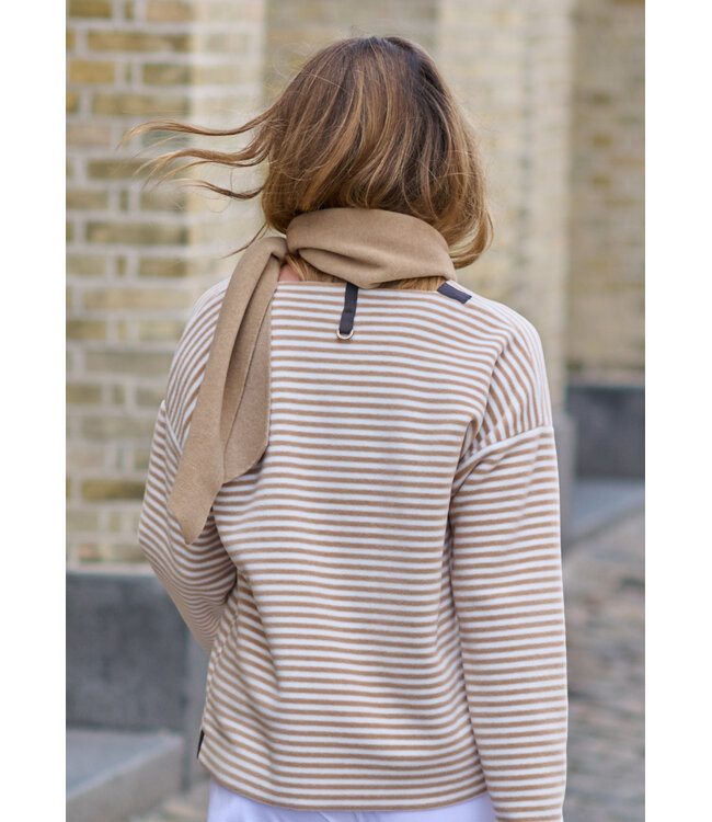 Henriette Steffensen | Round Neck Fleece Pullover 1359 - Rust