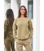 Henriette Steffensen | Round Neck Fleece Pullover 1359 - Soft black
