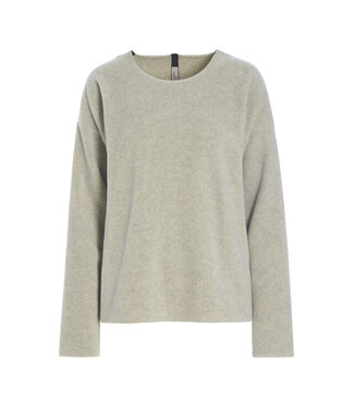Henriette Steffensen Round Neck Fleece Pullover 1359 - Sand | Henriette Steffensen