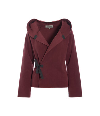 Henriette Steffensen Fleece Wikkelvest 1009 - Bordeaux | Henriette Steffensen