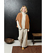 Henriette Steffensen | NW Triangle Fleecesjaal 4078 - Camel/Kit/Rust