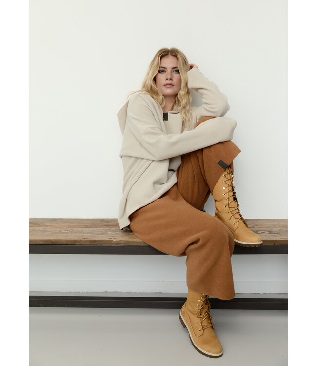 Henriette Steffensen | NW Triangle Fleecesjaal 4078 - Camel/Kit/Rust