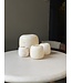 Alabaster | Ronde Waxinelichthouder - Wit XXLarge