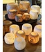 Alabaster | Ronde Waxinelichthouder - Wit Large