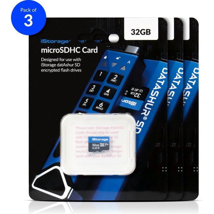 Istorage iStorage MicroSD Card - 3 Pack