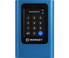 Kingston Kingston IronKey Vault Privacy 80 - Externe SSD - Blauw