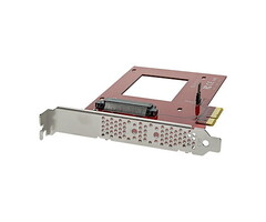 U.2 naar PCIe adapter voor 2.5" U.2 NVMe SSD - SFF-8639