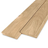 Eiken enkel blokprofiel - 21x125 mm - geschaafd - blokprofiel enkel - eikenhout AD 20-25%