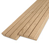 Eiken triple blokprofiel - 21x125 mm - geschaafd - deens rabat - eikenhout AD 20-25%