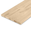 Eiken blad - op maat - rustiek eikenhout - 3 cm dik (1 laag) - Massief eiken paneel 8-12% KD - voor binnen Eiken blad - op maat - rustiek eikenhout - 3 cm dik (1 laag) - Massief eiken paneel 8-12% KD - voor binnen